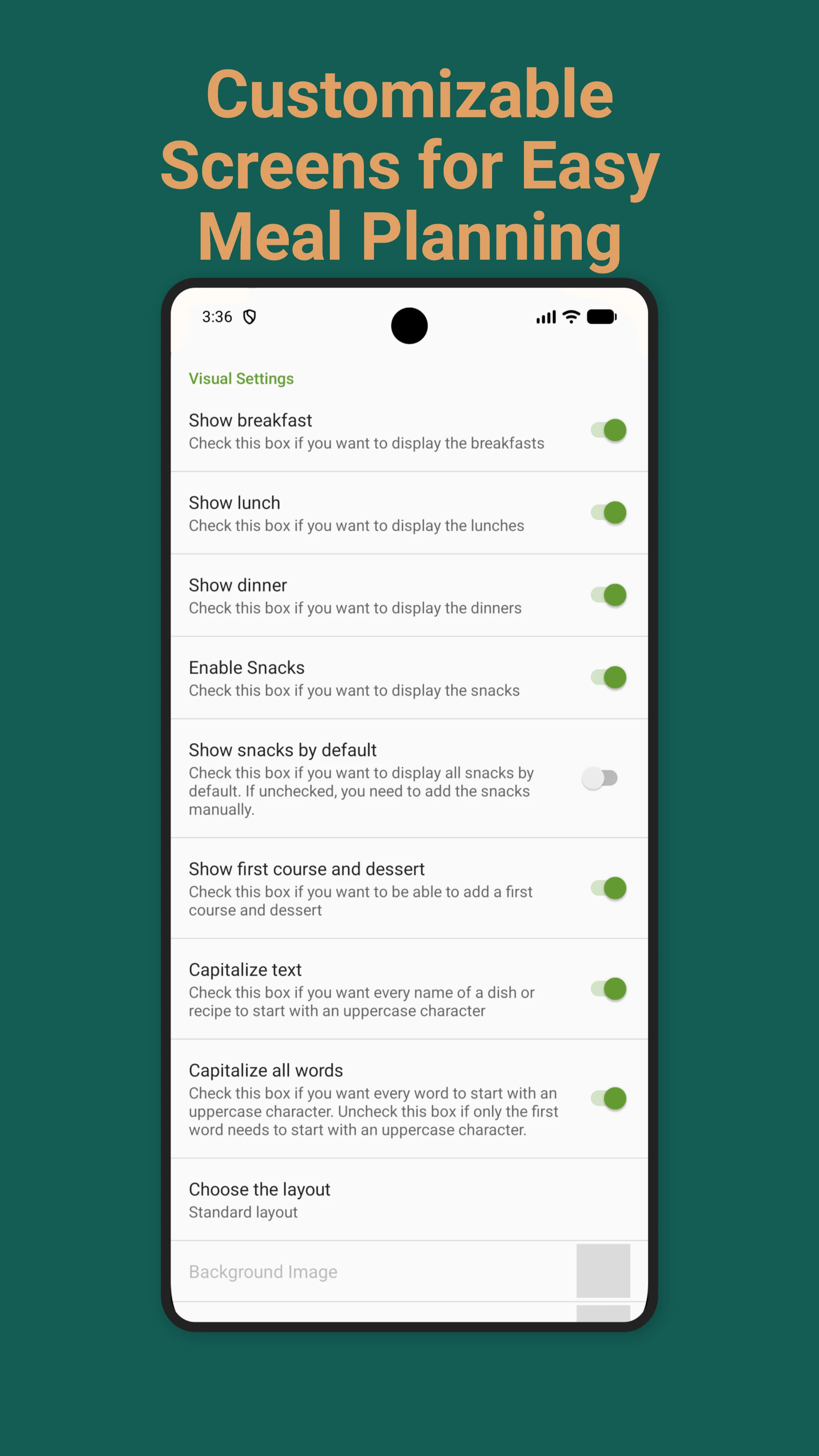 Meal Planner & Grocery List screenshot